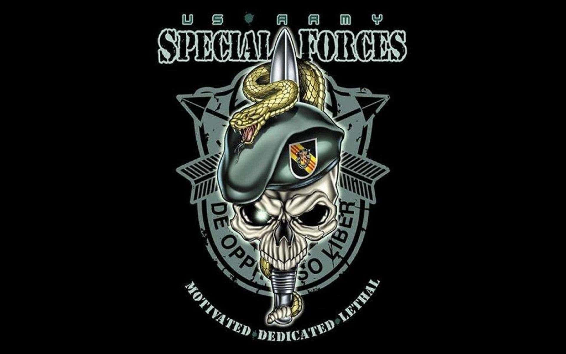 Us Army Special Forces Logo Background