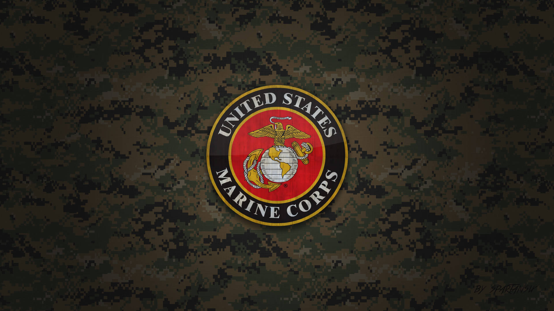 Us Marine Corps Logo Background
