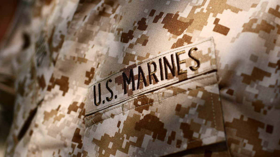 Us Marines Camouflage Uniform Background