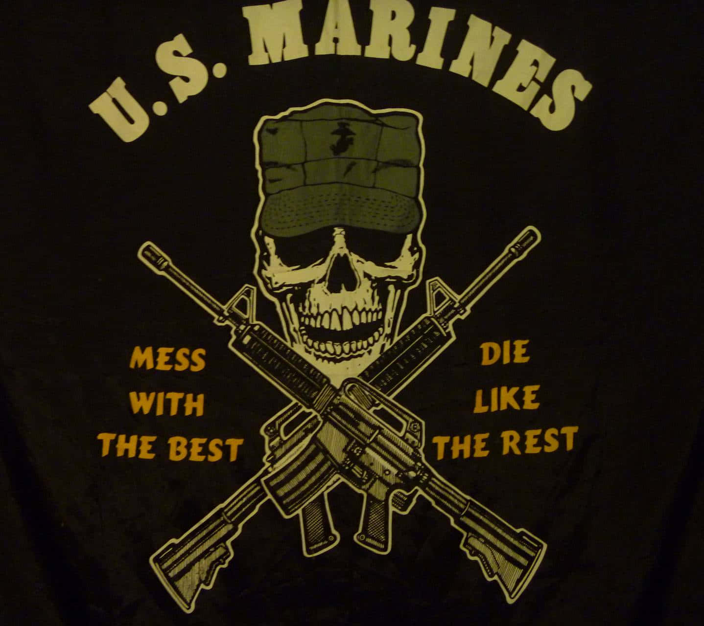 Us Marines Mess With The Best Background