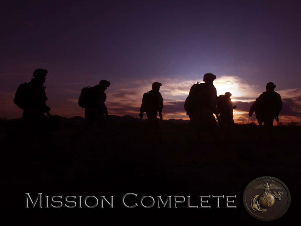 Us Marines Misson Complete Background