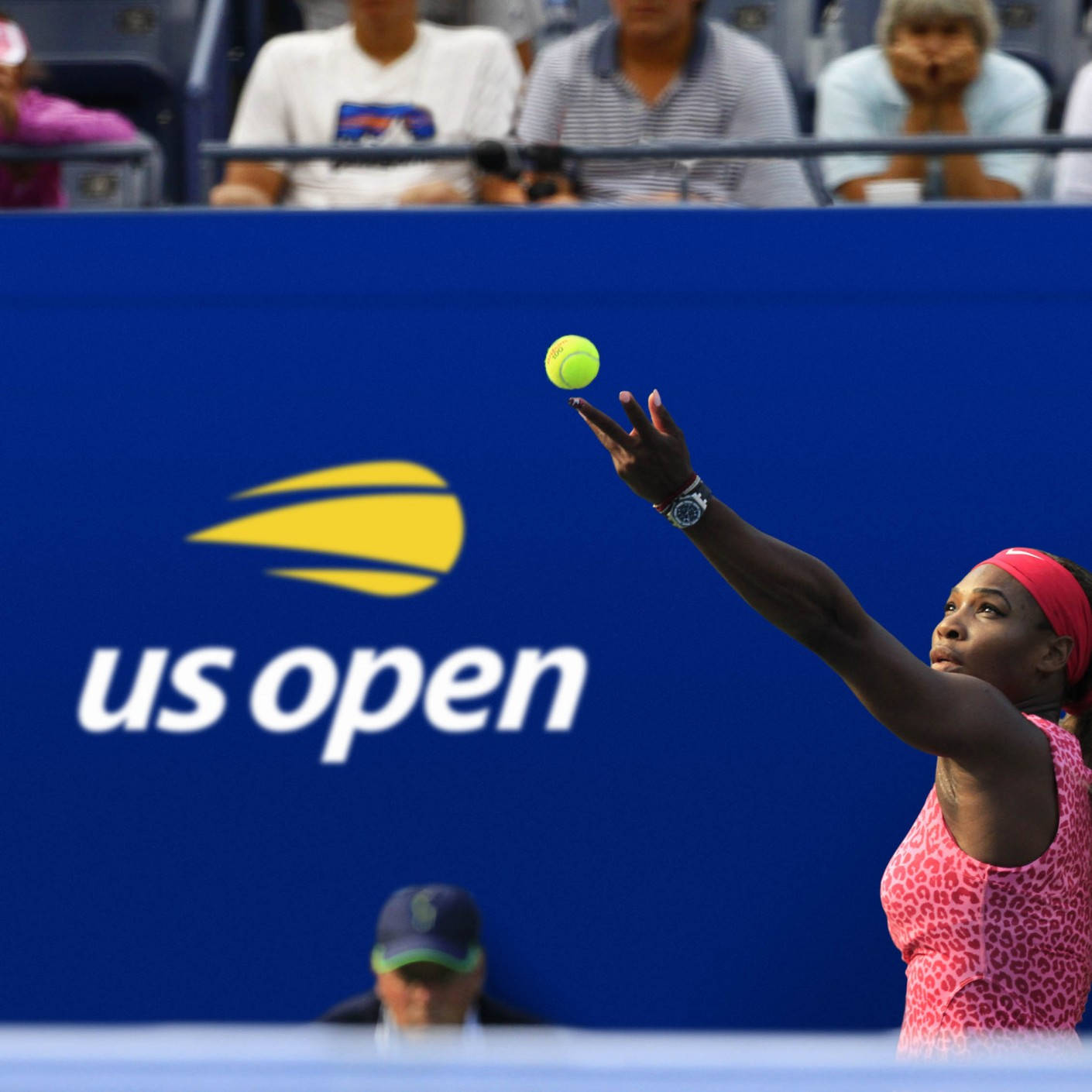 Us Open Serena Williams Serve Background