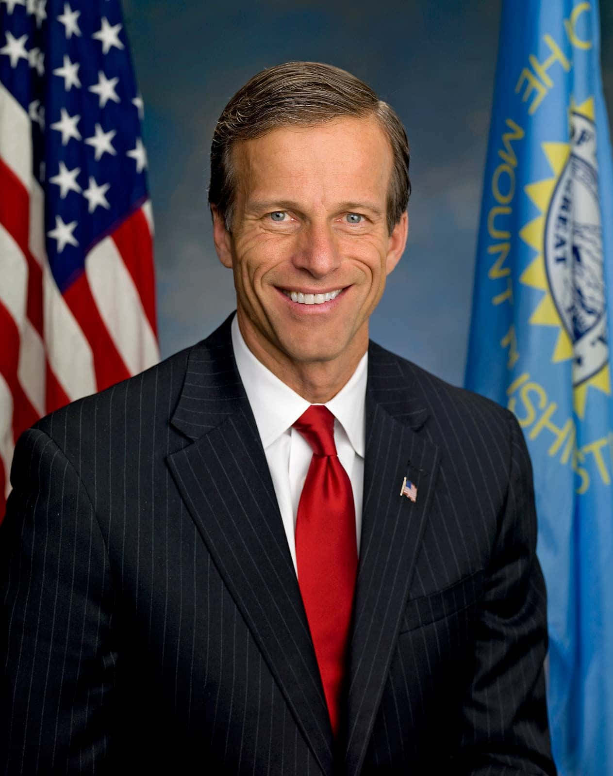 Us Politician John Thune Formal Portrait Background