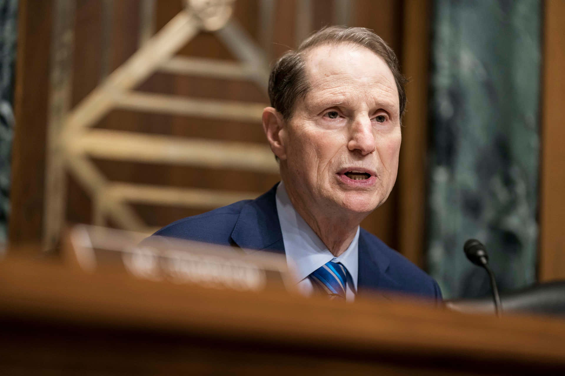 Us Politician Ron Wyden Speaking