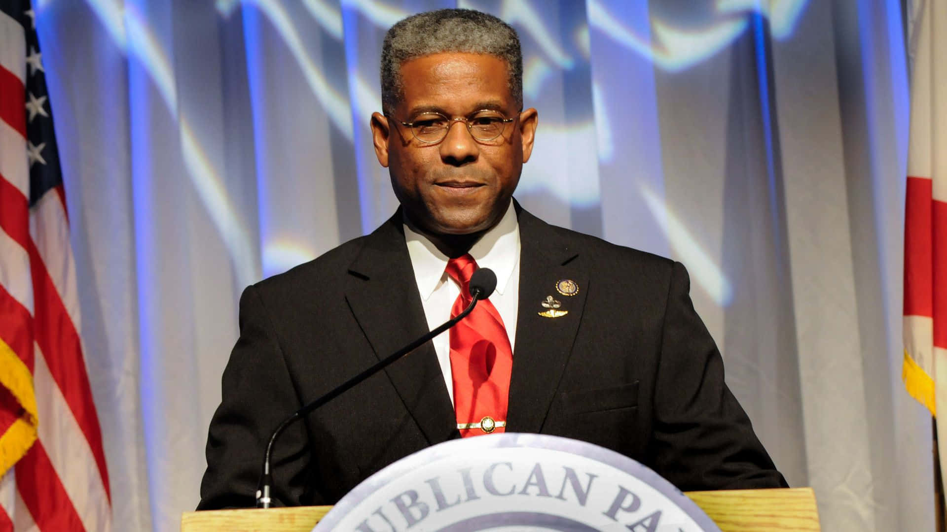 Us Republican Party Allen West Background