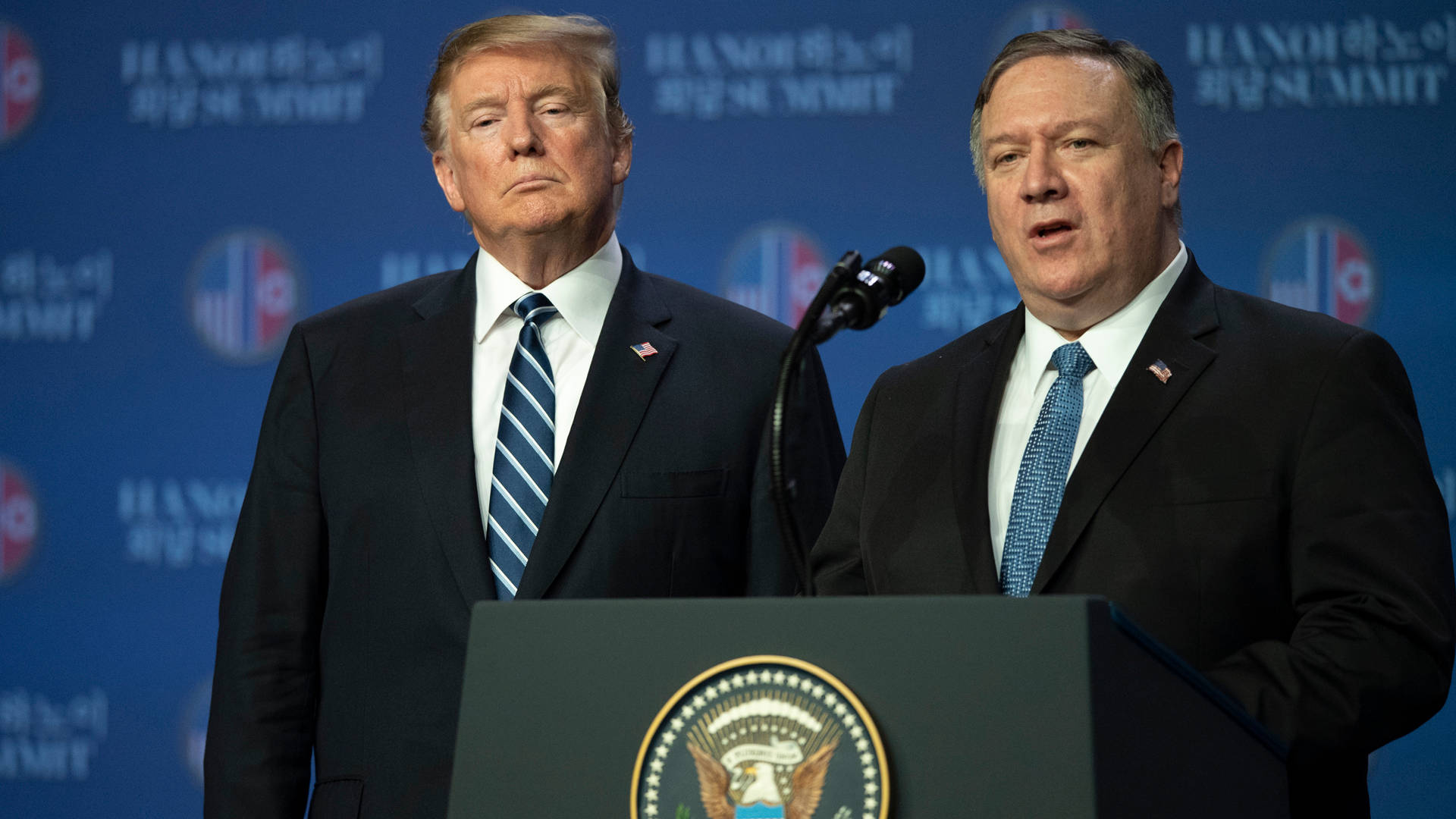 Us Secretary Mike Pompeo Donald Trump Background