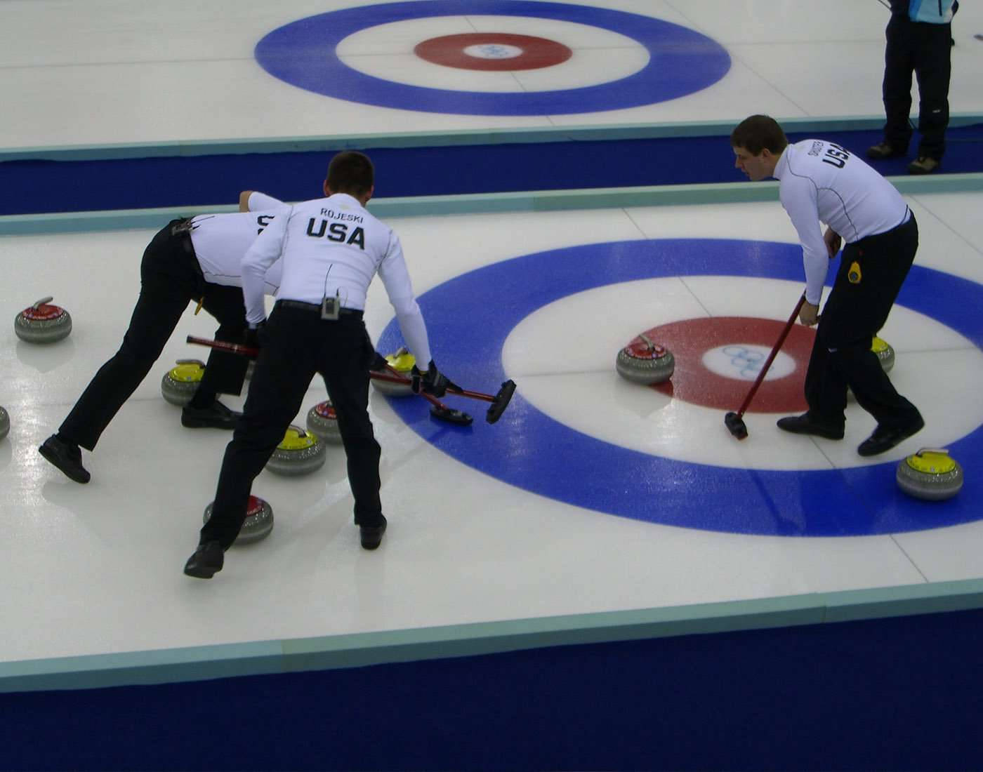 Usa Curling Win Background