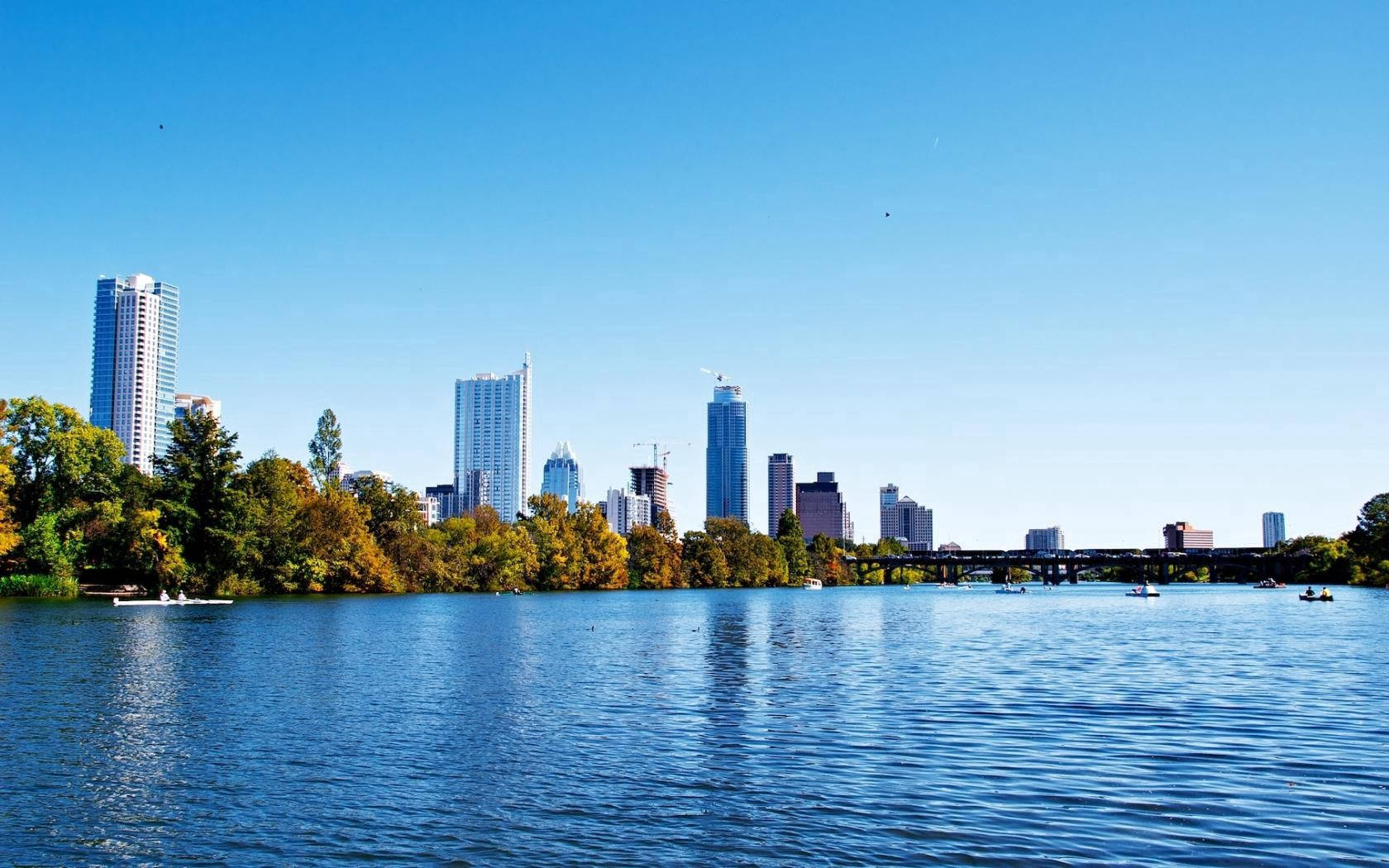 Usa Lady Bird Lake Background