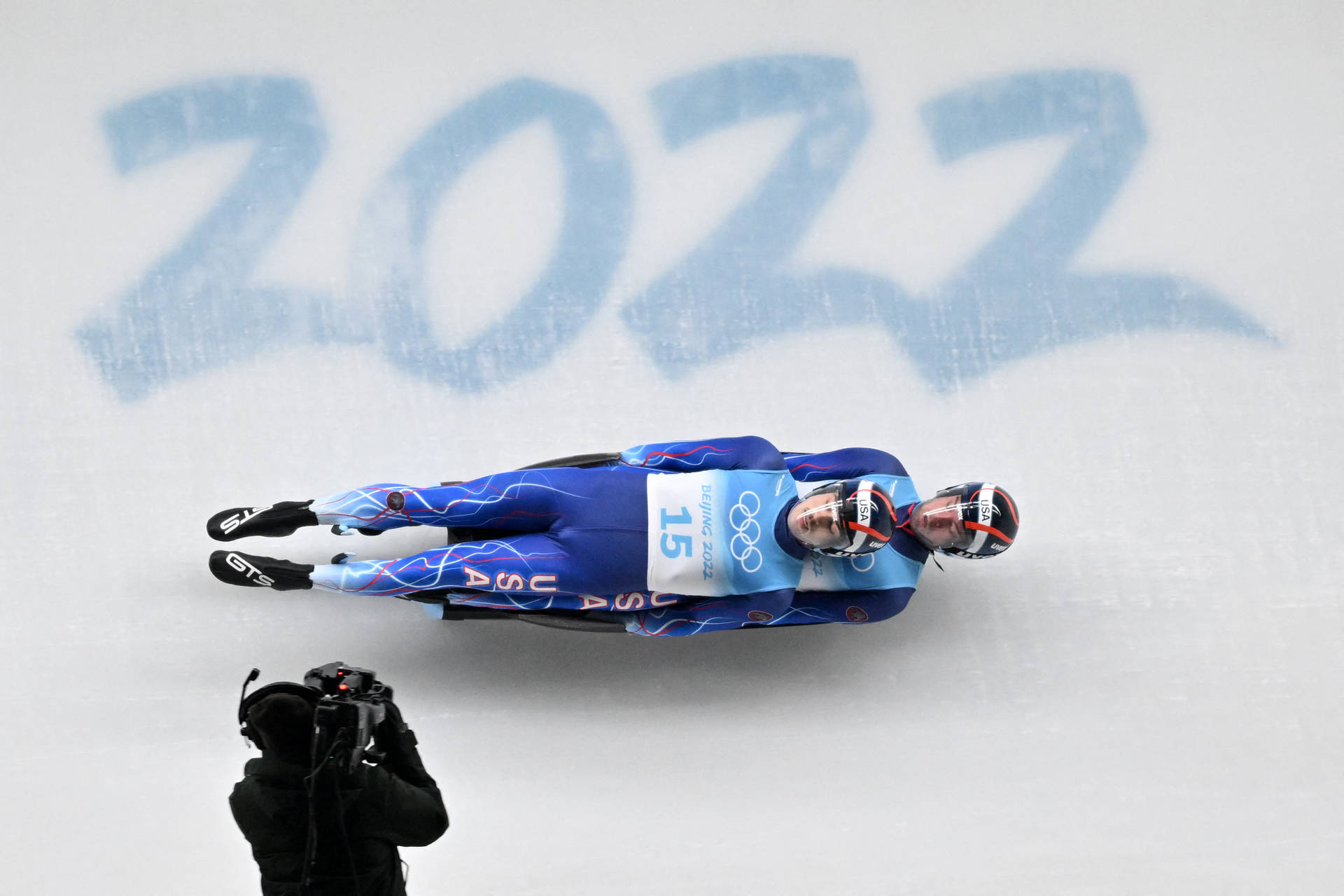 Usa Luge Men Doubles Background