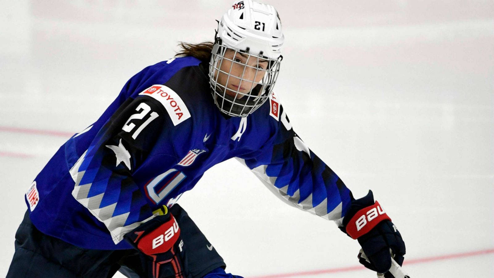 Usa National Hockey Athlete Hilary Knight Background