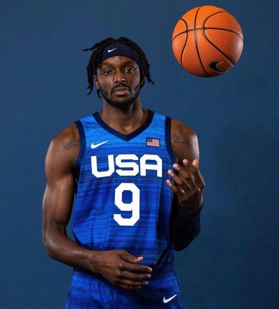 Usa Team Player Jerami Grant Background