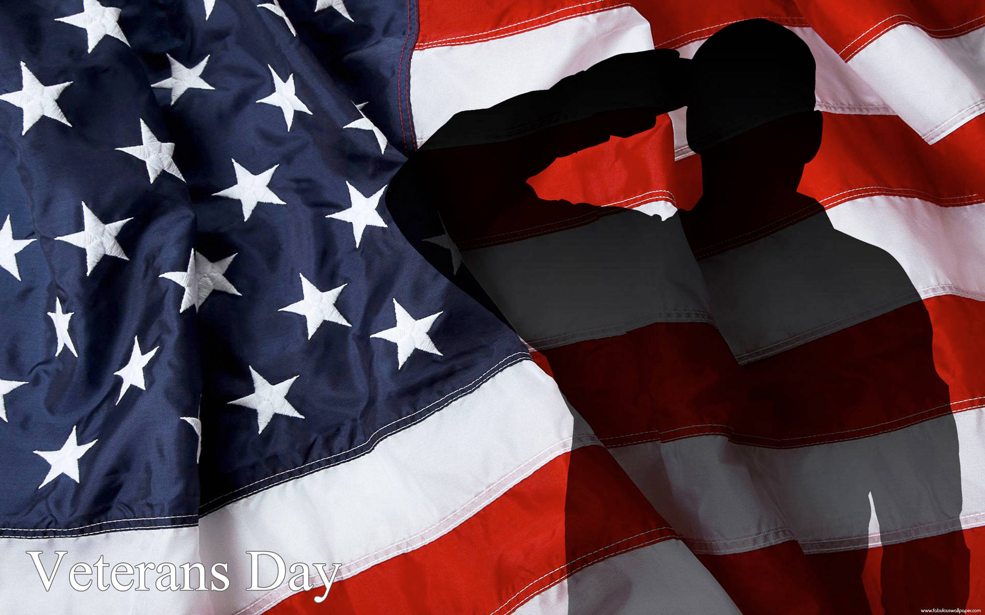 Usa Veterans Day Flag Background