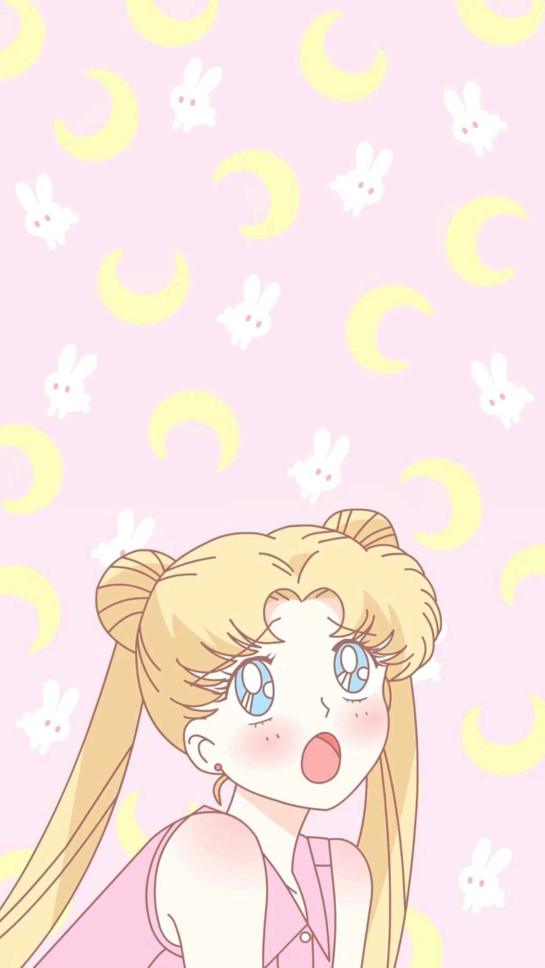 Usagi With Moons And Bunnies Sailor Moon Iphone