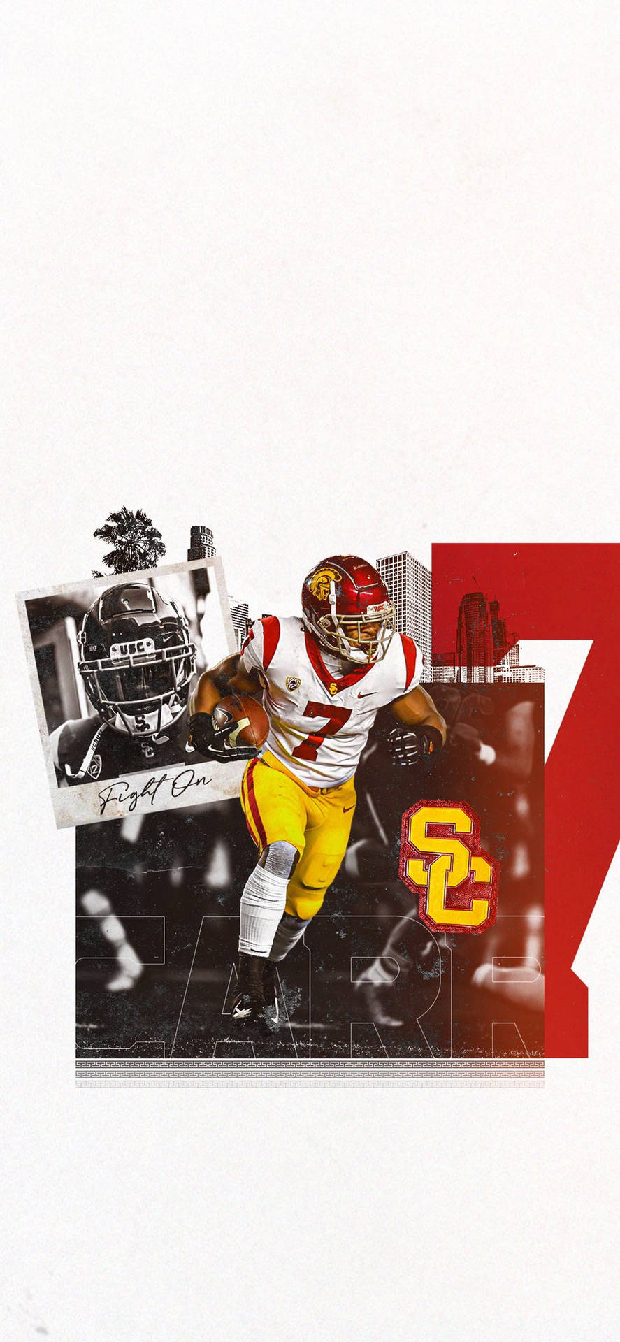 Usc Football Stephen Carr Background