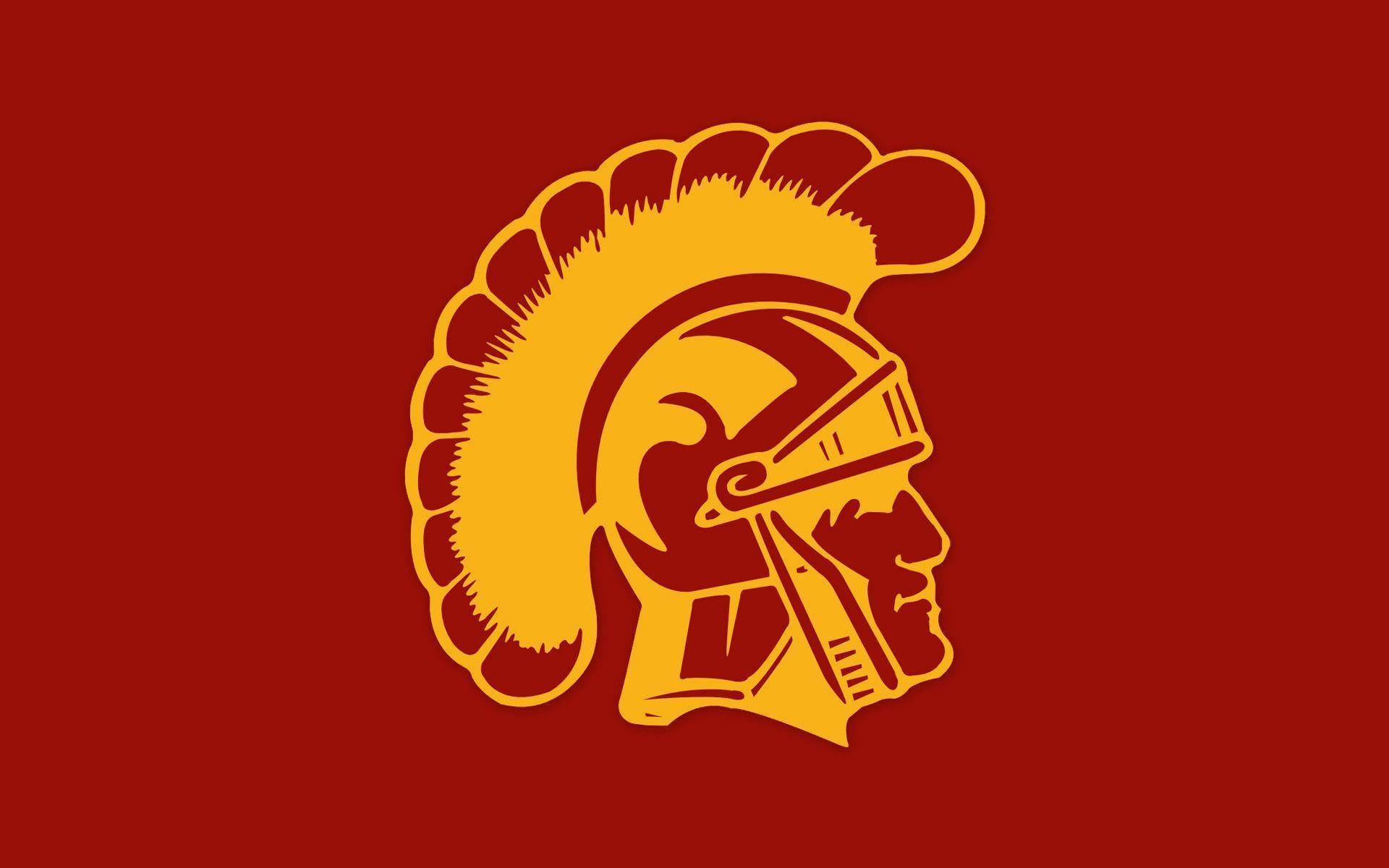 Usc Football Trojans Simple Background