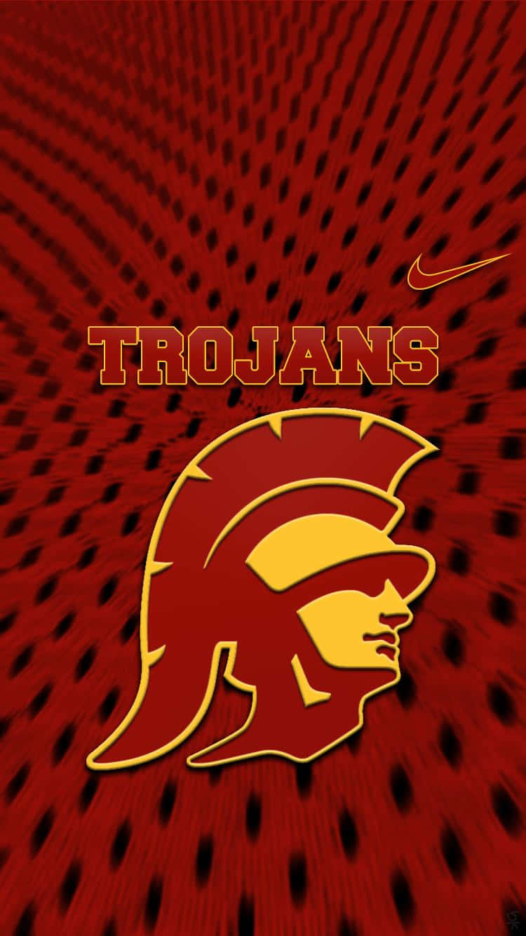 Usc Trojans Football Team Nike Background
