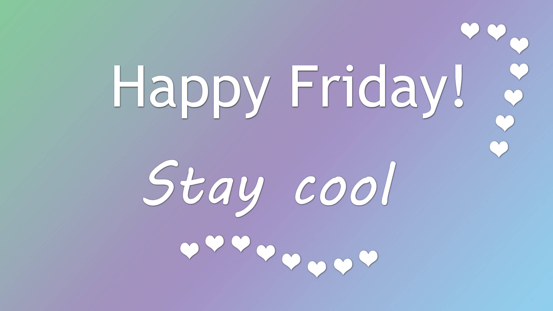 Usher In The Weekend Spirits: Happy Friday – Stay Cool