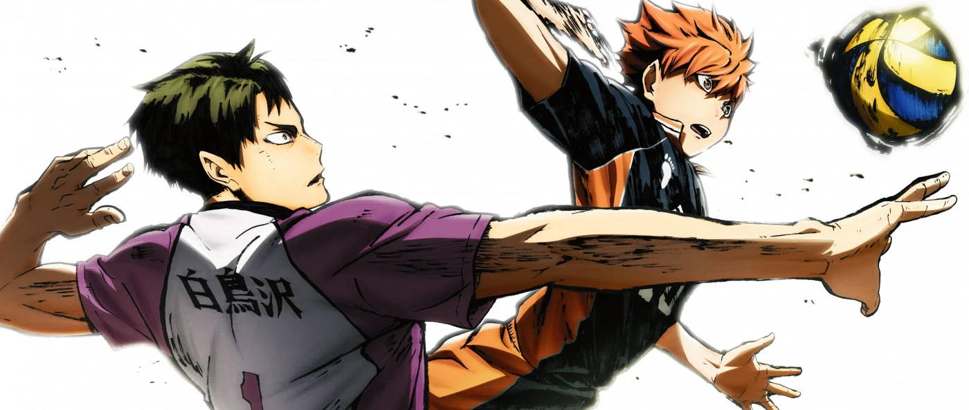 Ushijima And Hinata Haikyuu Aesthetic Background