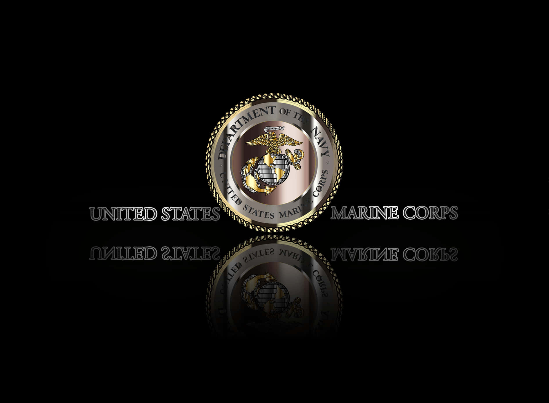 Usmc Logo Background