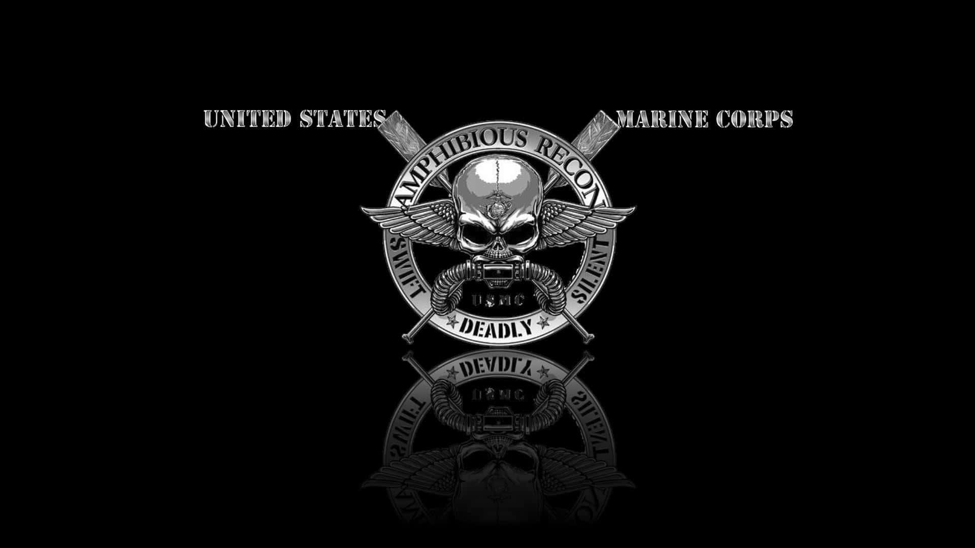 Usmc Military Logo Background