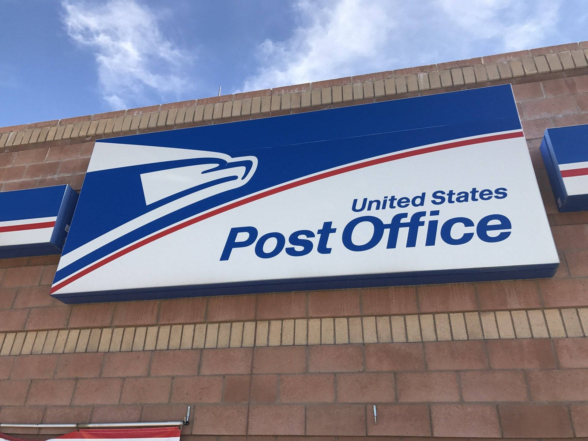 Usps Post Office Sign Background