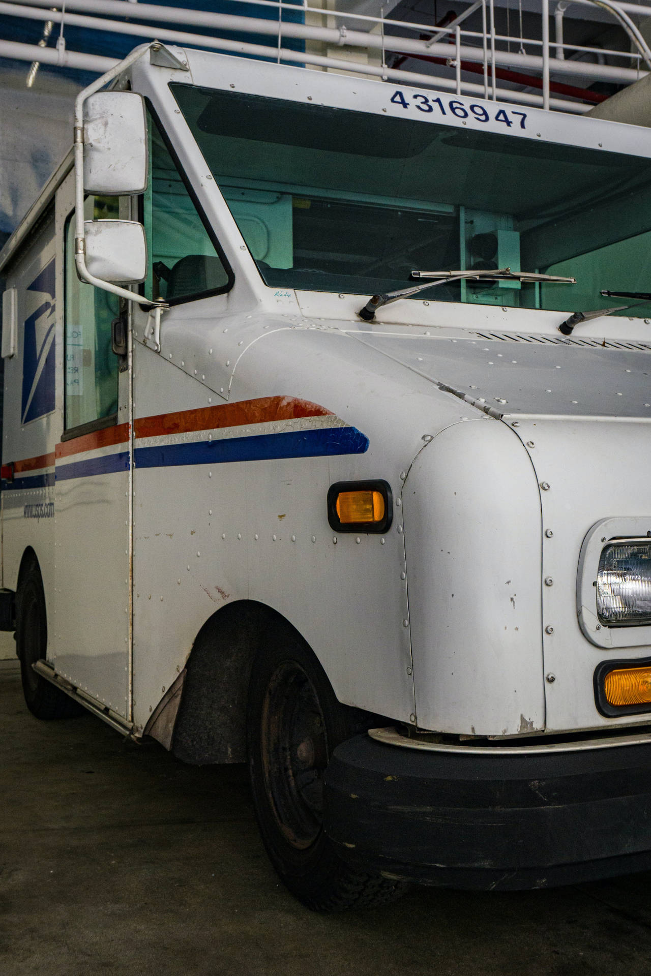 Usps Truck Background