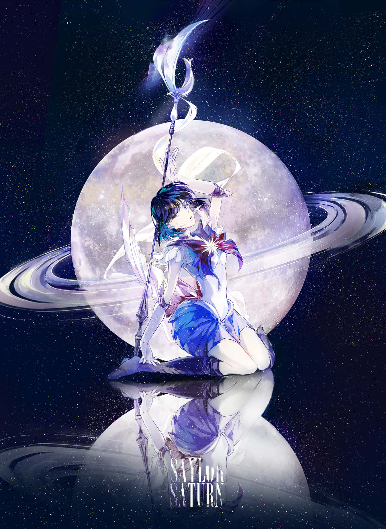 Usurper Of Silence And Destruction, Sailor Saturn! Background