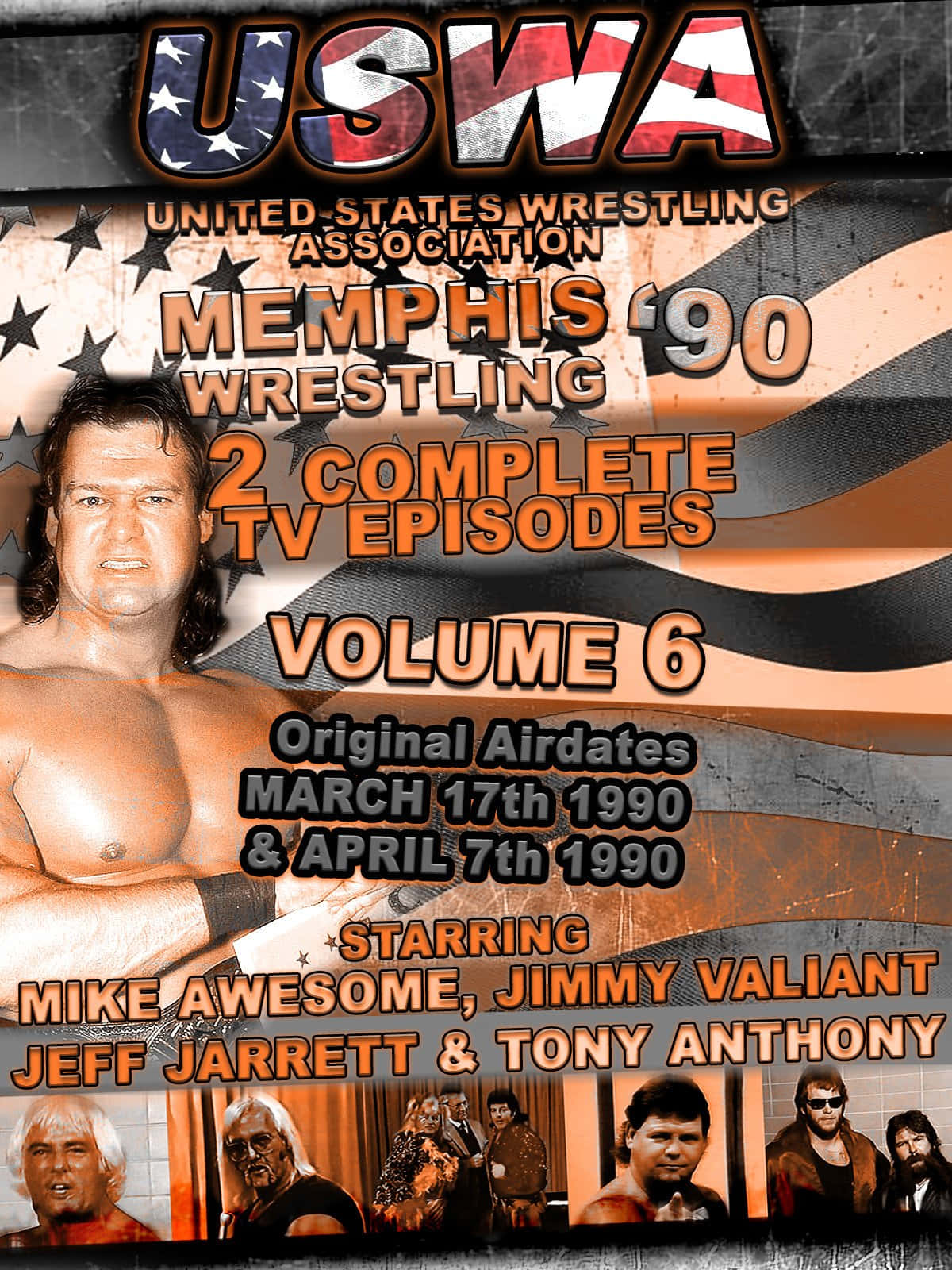 Uswa Album Cover Mike Awesome Background