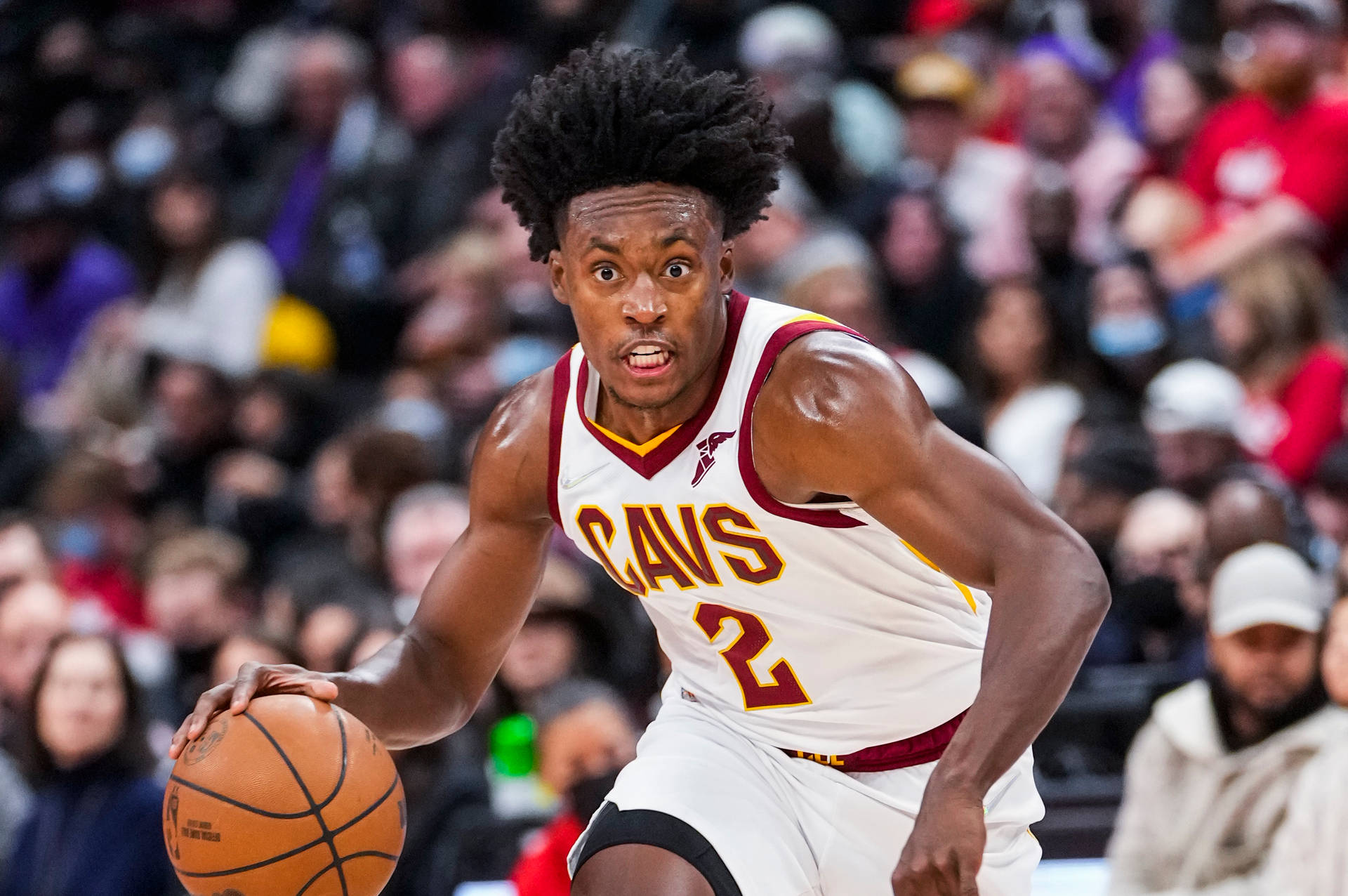 Utah Jazz Basketball Collin Sexton Running Position