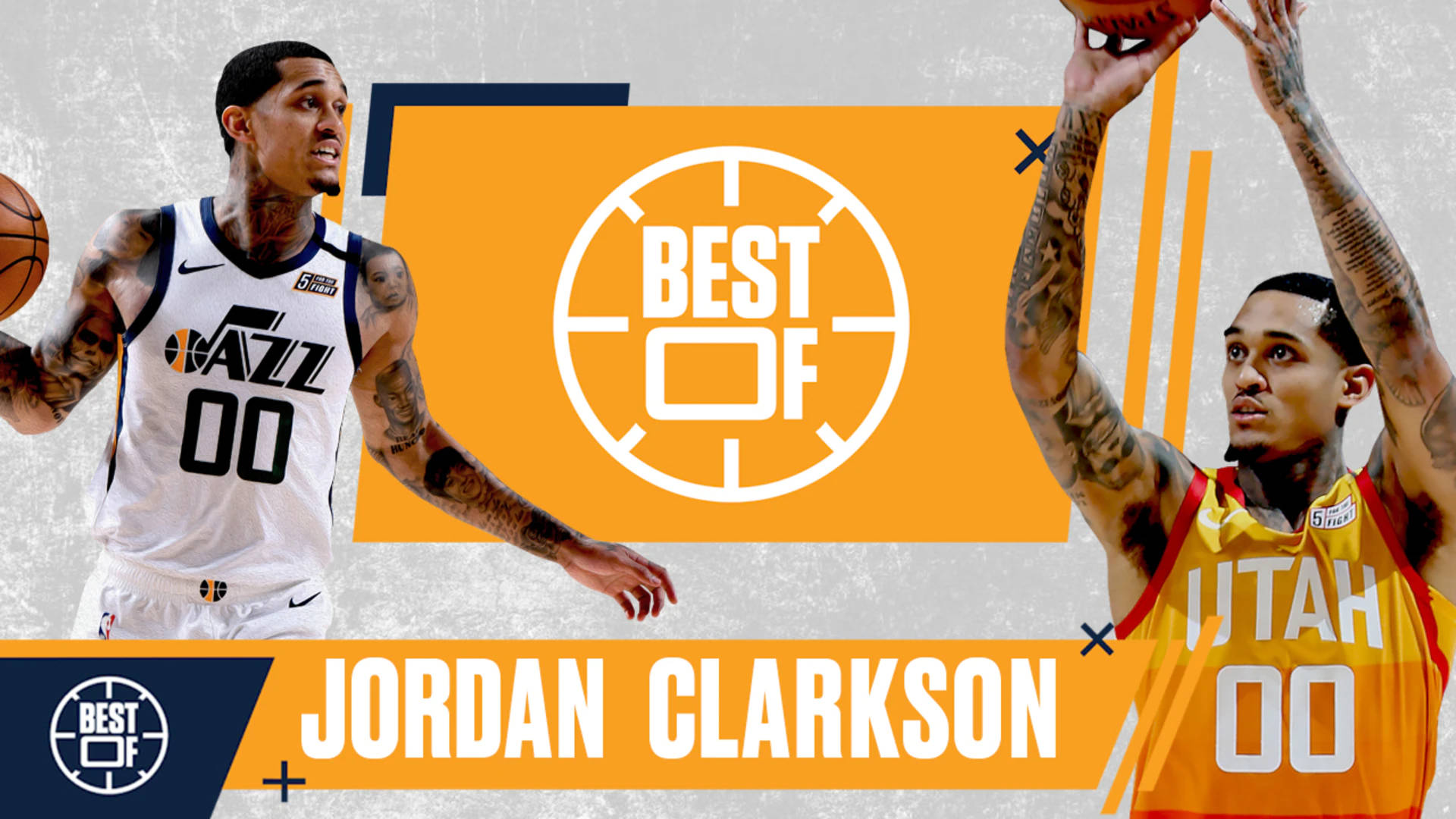 Utah Jazz Professional Player Jordan Clarkson Background