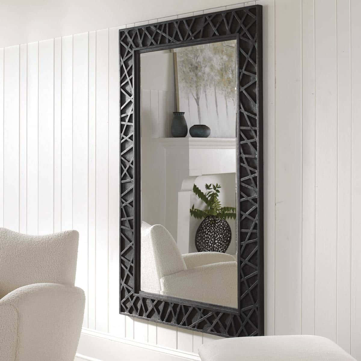 Uttermost Everest Satin Mirror 09803 Background