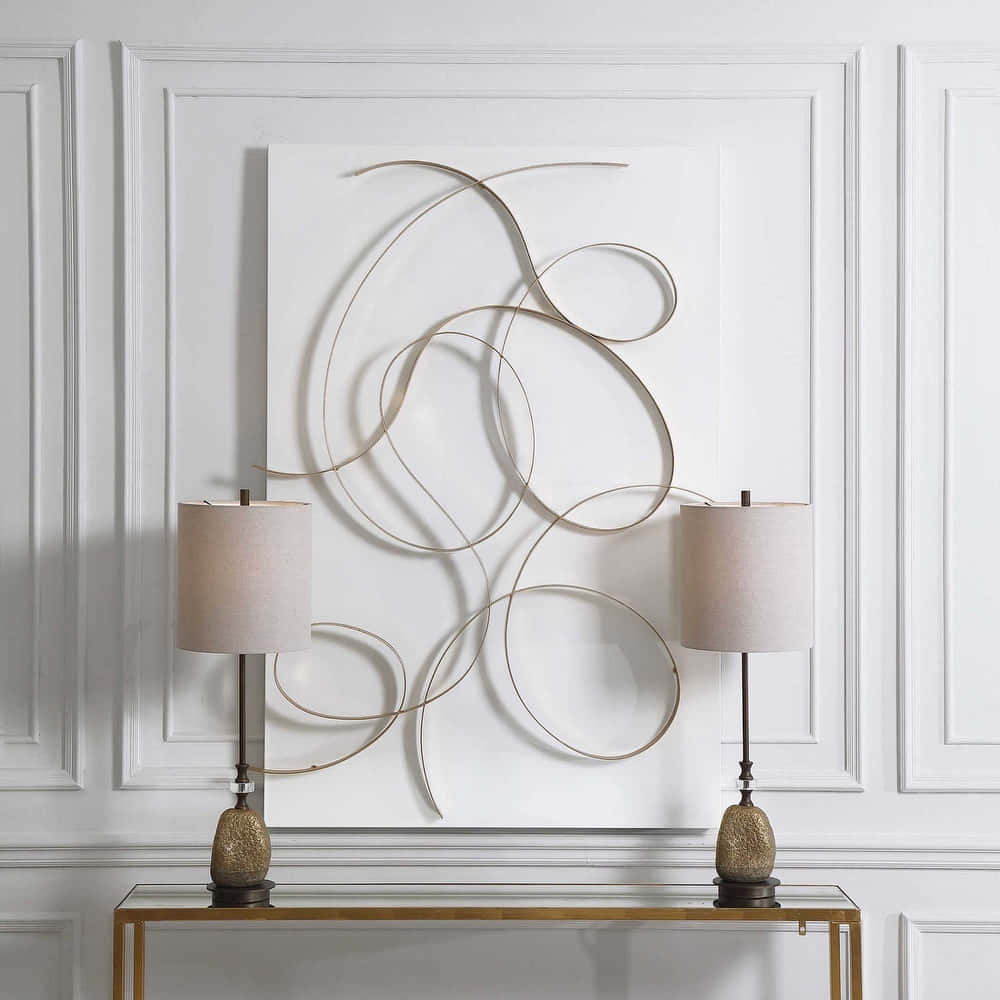 Uttermost Freehand Modern Metal Wall Panel 04277 Background