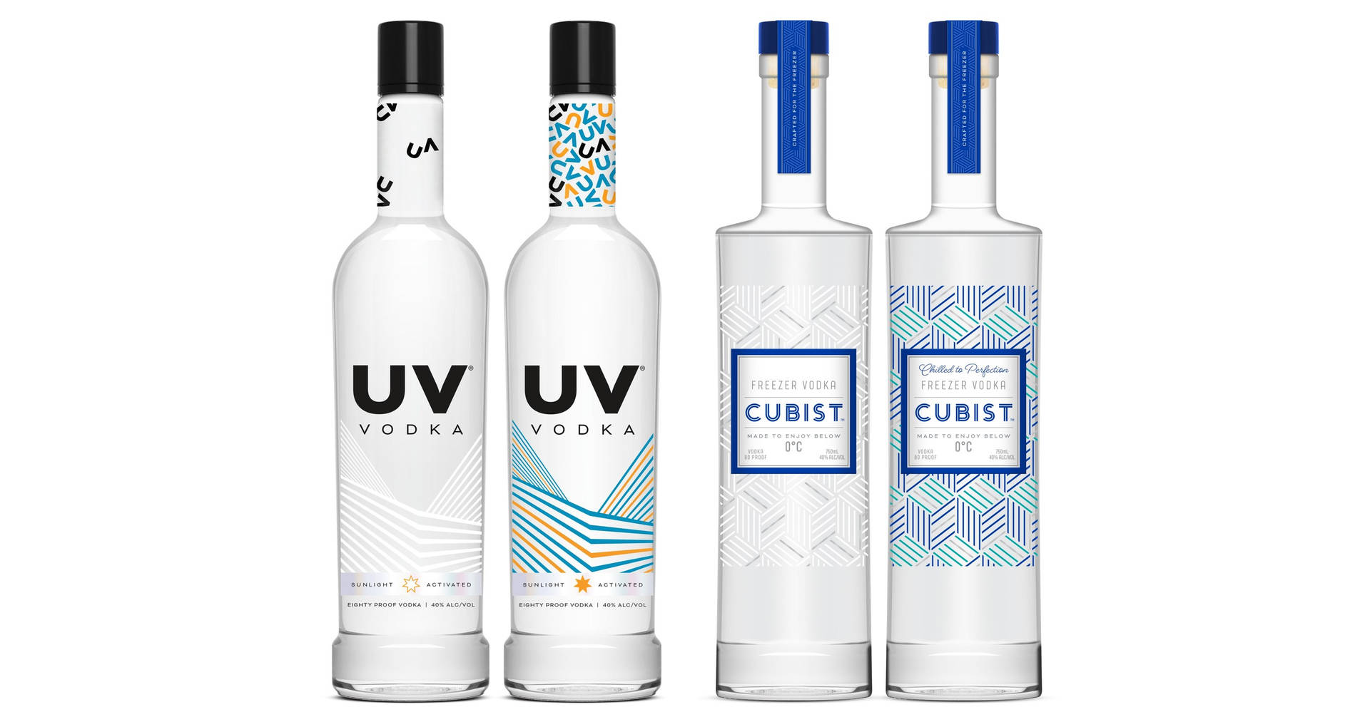 Uv Vodka And Cubist Vodka Background