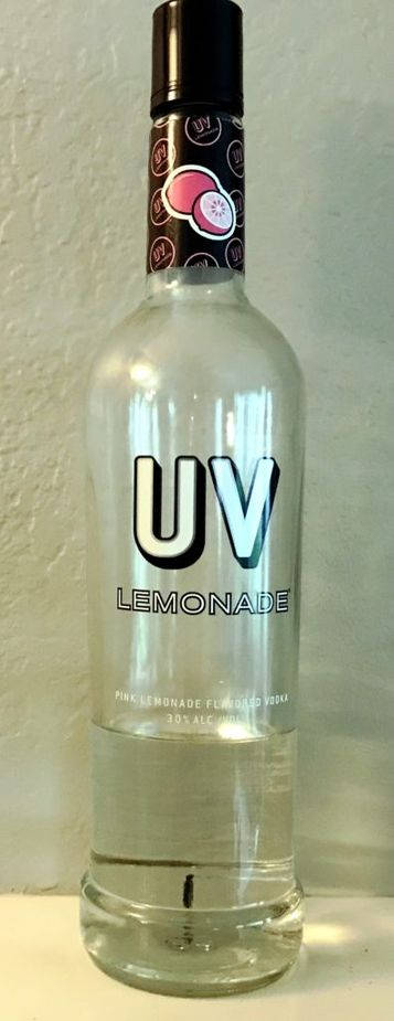 Uv Vodka Empty Pink Lemonade Background