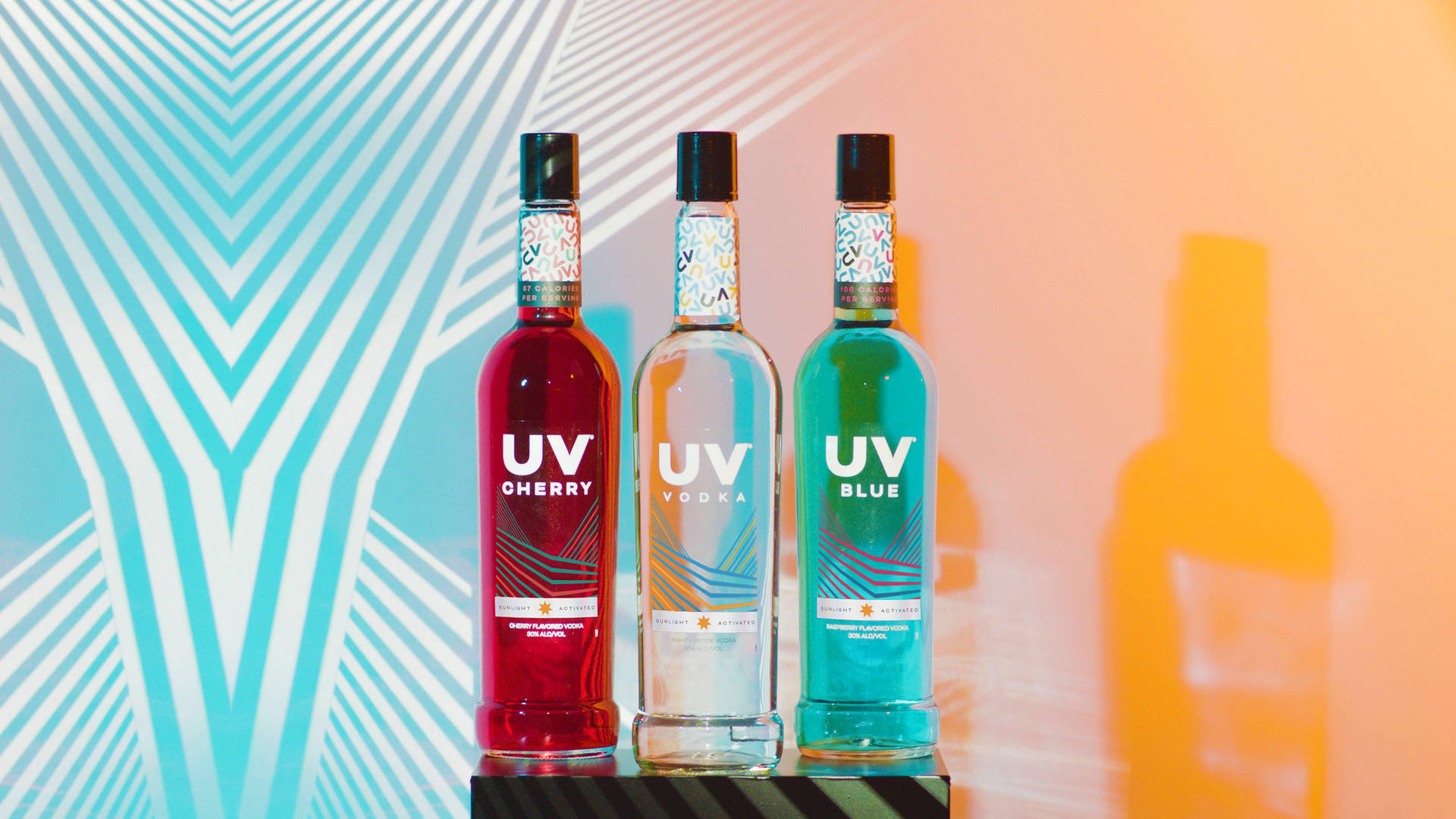 Uv Vodka Flavor In 750 Ml Background