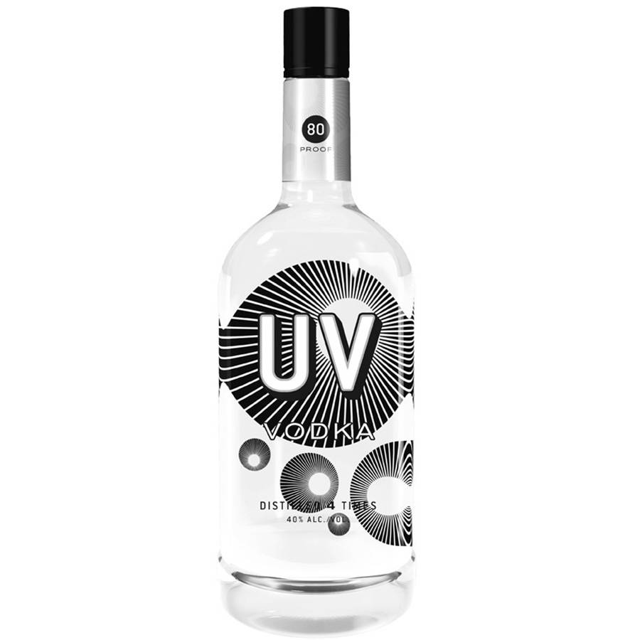 Uv Vodka Silver 1.75 L Background