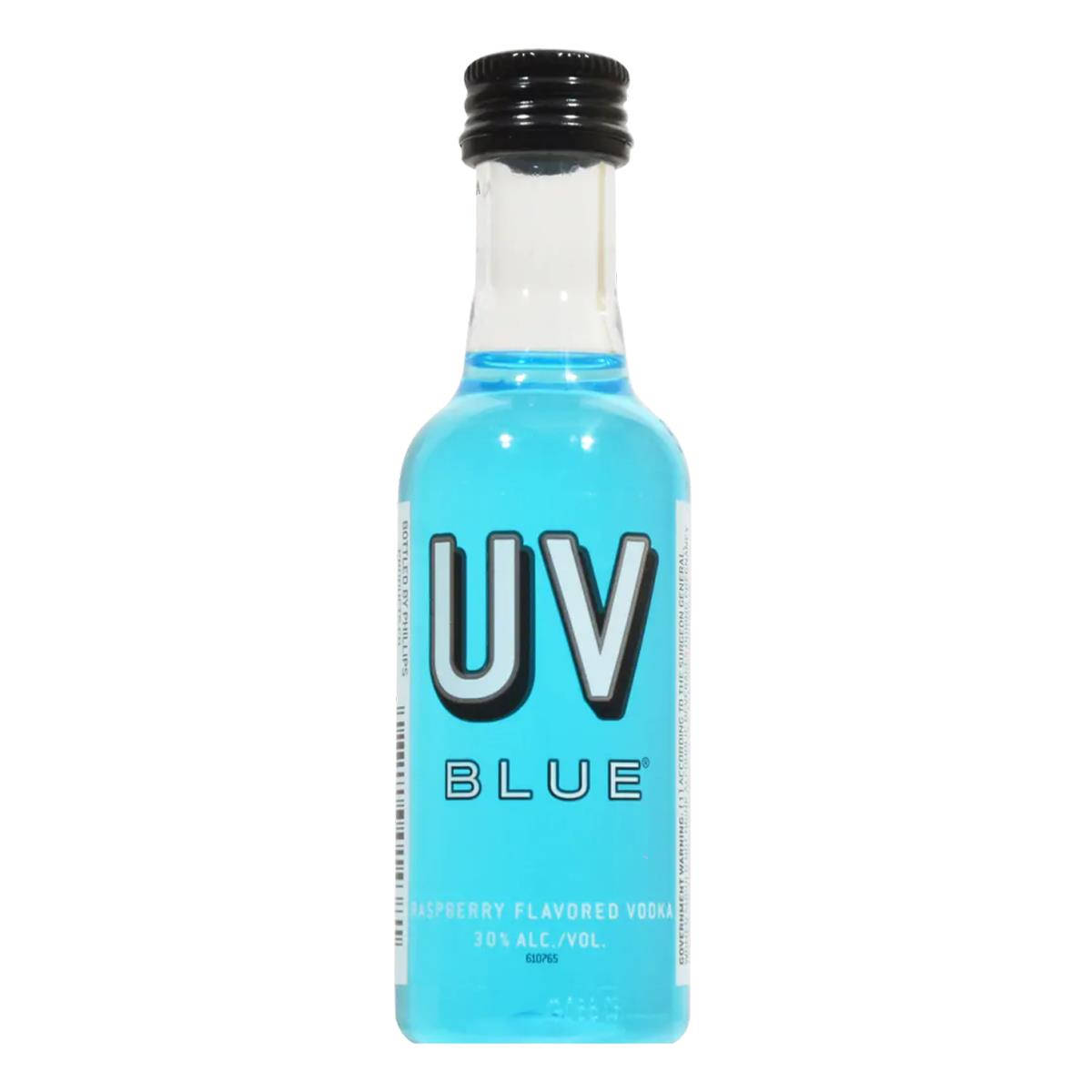 Uv Vodka Uv Blue 50 Ml Background