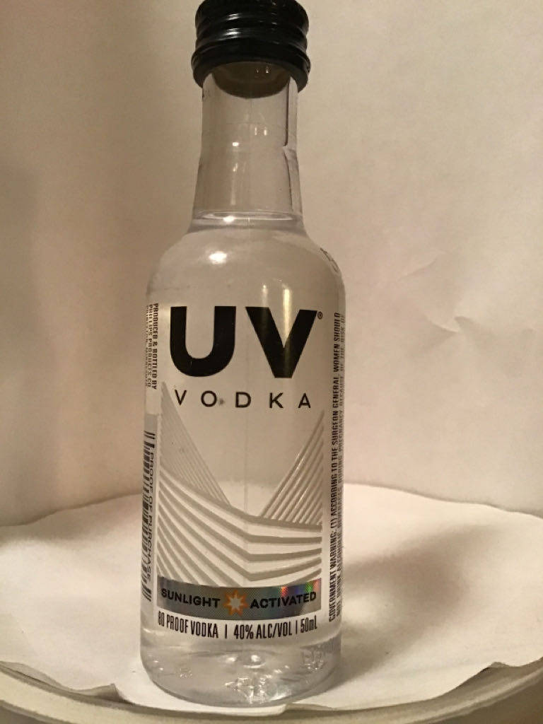 Uv Vodka Vodka 50 Ml Background