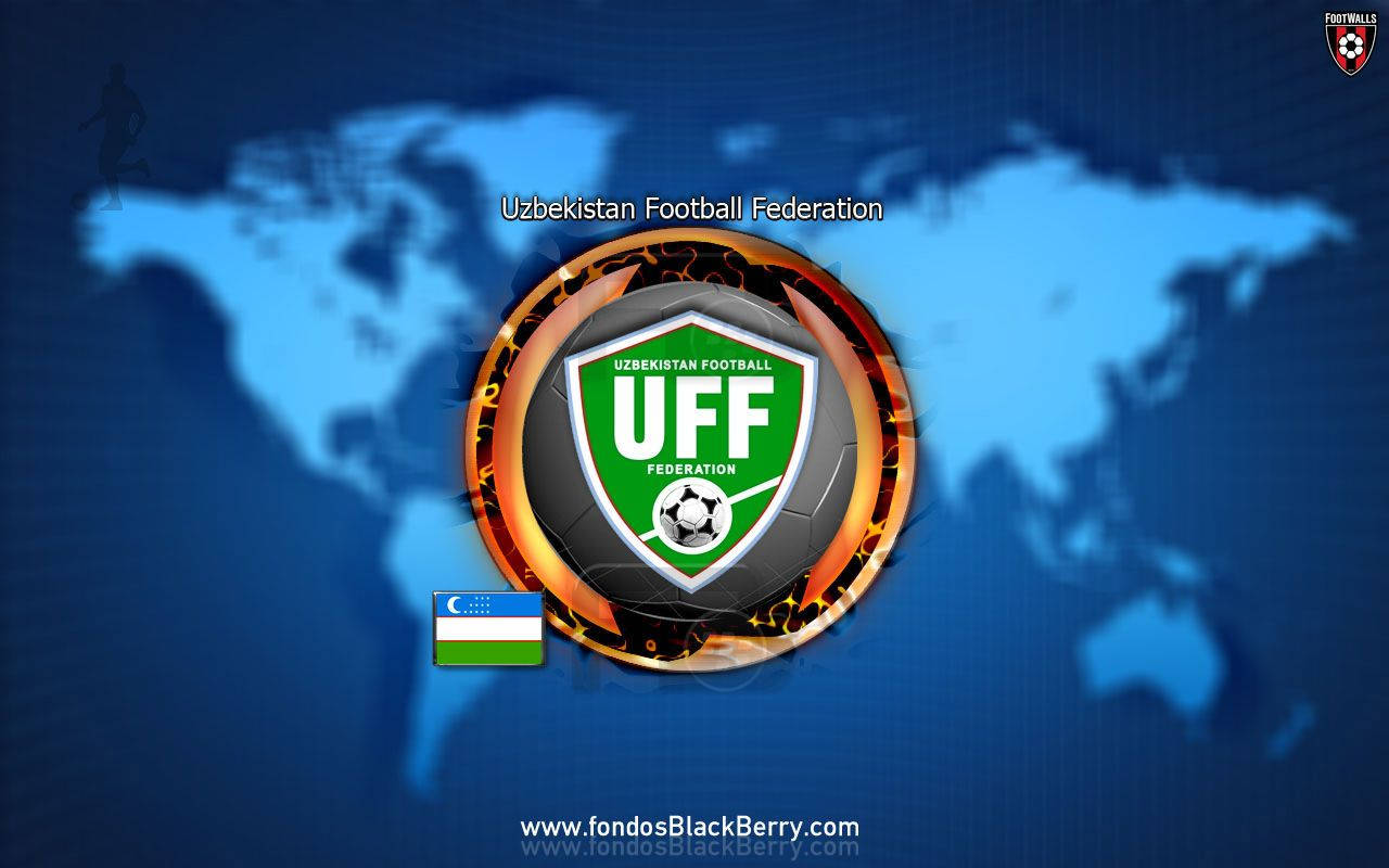 Uzbekistan Football Federation Alternate Logo Background
