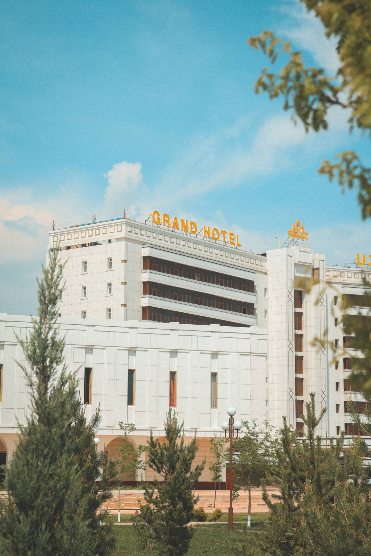 Uzbekistan Grand Hotel Background