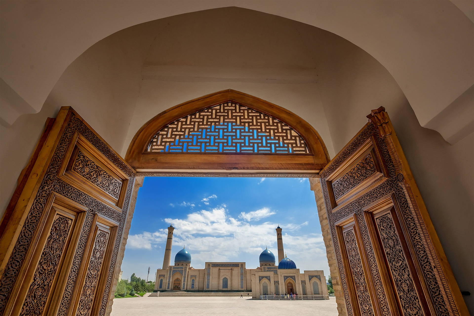 Uzbekistan Hazrati Imam Mosque Background
