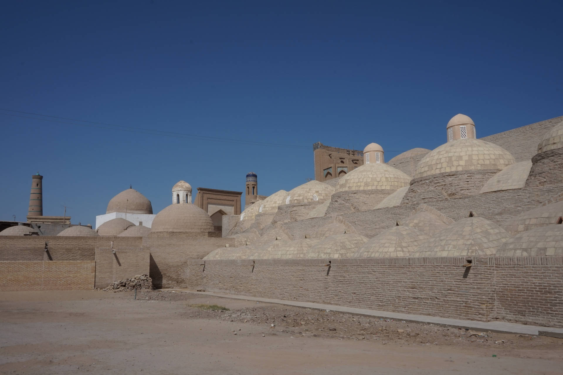 Uzbekistan Itchan Kala Walled City Background