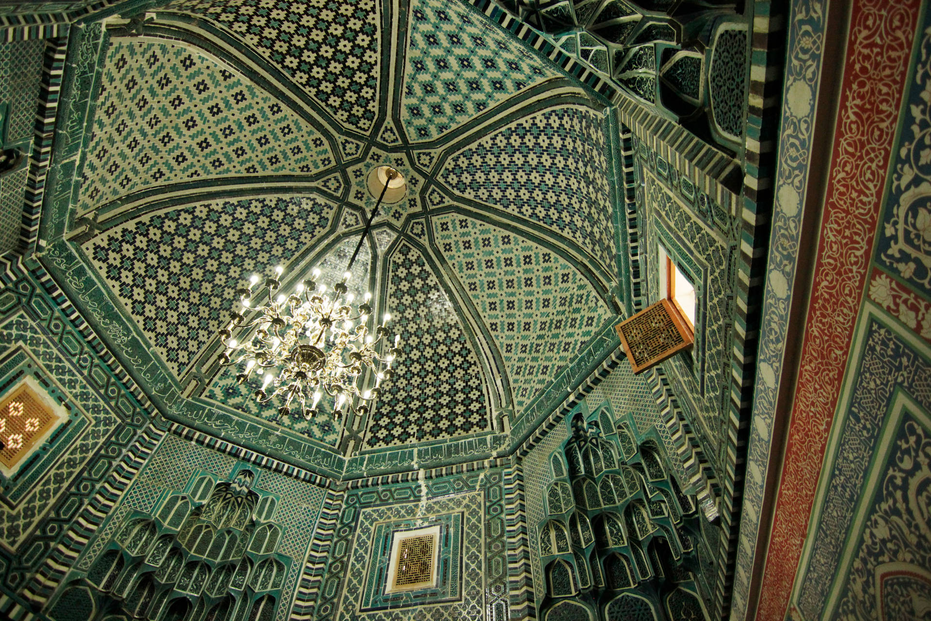 Uzbekistan Khwaja Ahmad Mausoleum Background