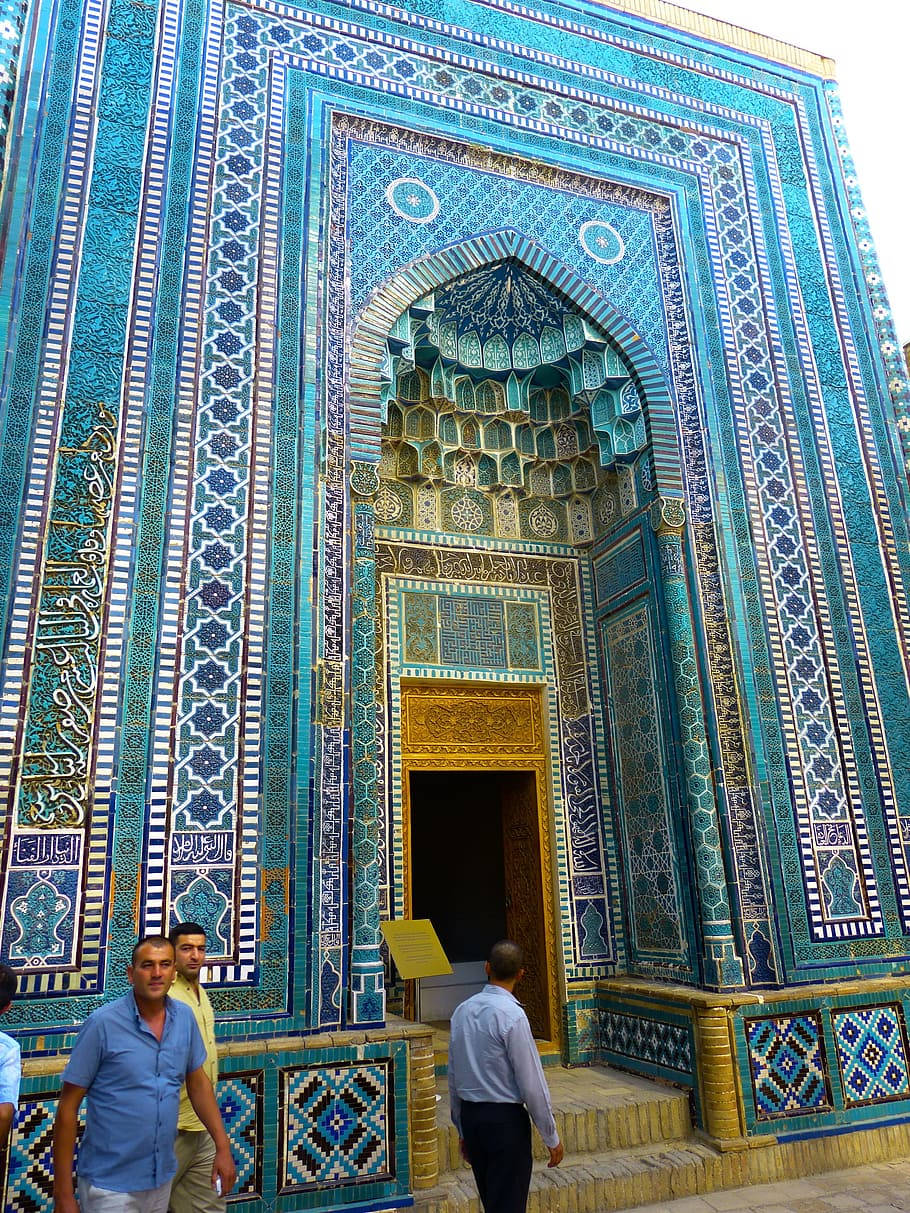 Uzbekistan Shah-i-zinda Necropolis Background