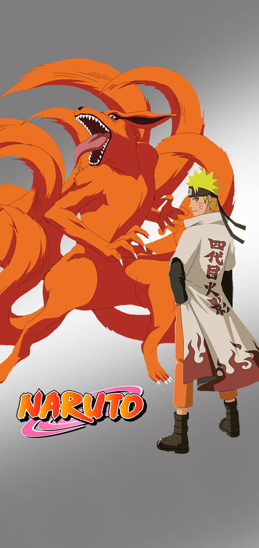 Uzumaki And Naruto Kurama Poster