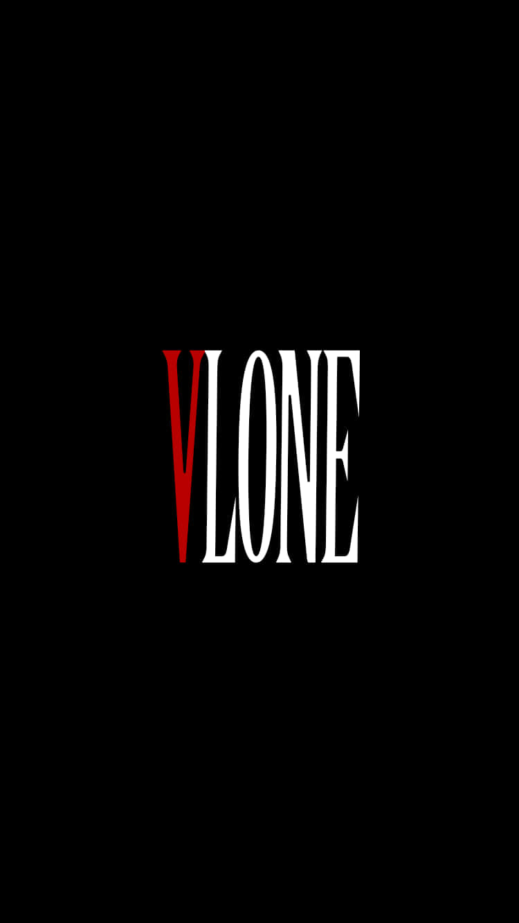 V Lone Logo On A Black Background Background