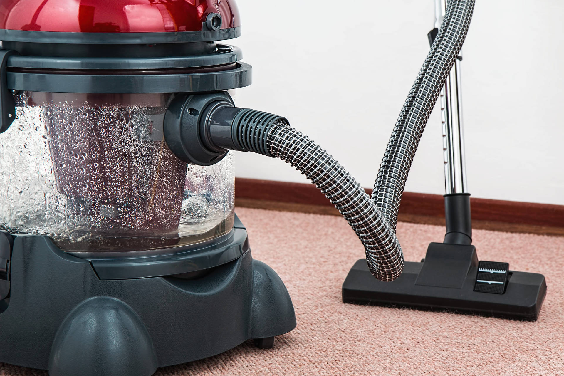 Vacuum Cleaner On The Floor House Cleaning