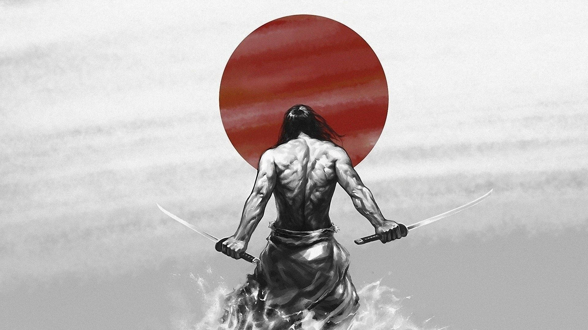 Vagabond Japanese Flag Background