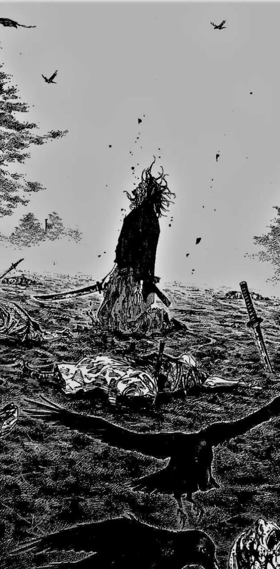Vagabond_ Manga_ Aftermath_ Scene Background