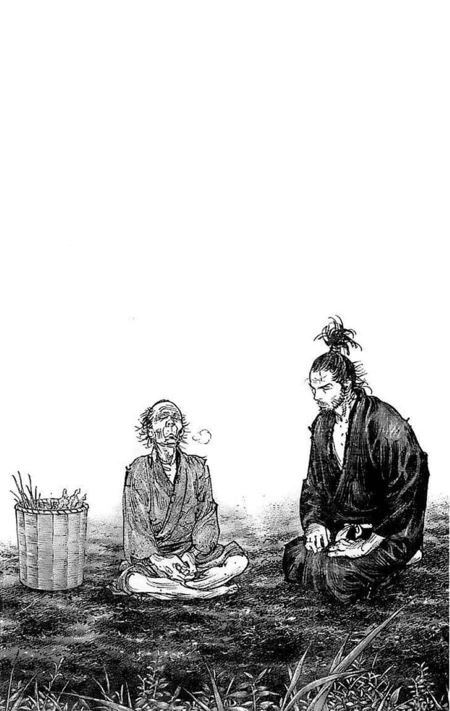 Vagabond Manga Meditation Scene Background